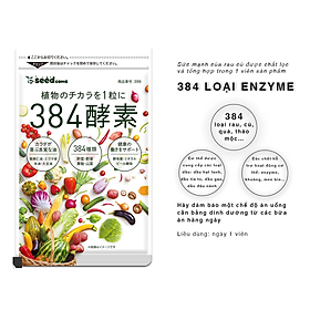Viên Uống Bổ Sung 384 Loại Enzyme Hỗ Trợ Thon Gọn Vóc Dáng, Làm Đẹp Và Thanh Lọc Cơ Thể Seedcoms Nhật Bản