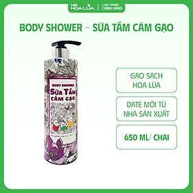 [Siêu Sale] Sữa Tắm Cám Gạo - Chiết xuất từ Cám Gạo & Hoa Mộc Lan - Chai 650ml