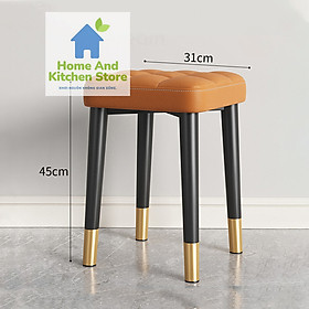 Mua Ghế đôn cao - ghế đẩu bọc da cao cấp xếp chồng gọn gàng  ghế bàn ăn cao cấp