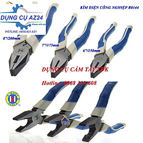 Kìm điện đầu bằng chuẩn công nghiệp B0144 6" 7" 8" CMART