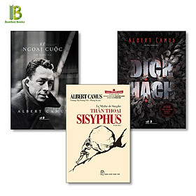 Combo 3 Tác Phẩm Nổi Tiếng Nhất Của Albert Camus: Kẻ Ngoại Cuộc (Bìa Cứng) + Dịch Hạch + Thần Thoại Sisyphus - Nobel Văn Học 1957
