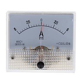 DC Ammeter Analog Panel Meter Amp Meter Current Gauge 85C1