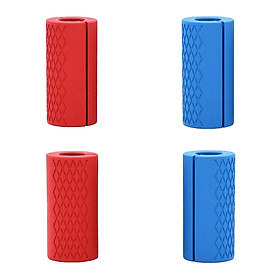 4Pcs Fat Bar Thick Barbell Dumbbell Grips for Weightlifting Training Chest