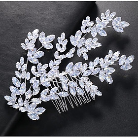 Ốp cài tóc cô dâu châu âu đá zincin có sẵn xược cài mẫu mới t1/2023