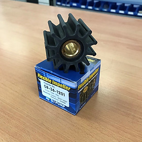 Cánh bơm Hàn Quốc 08-36-1201 cho máy thủy Cummins 6B , thay thế Jabsco 18327-0001; Sherwood 15000K