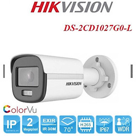 Camera IP Colorvu 2MP HIKVISION DS-2CD1027G0-L - Hàng Chính Hãng