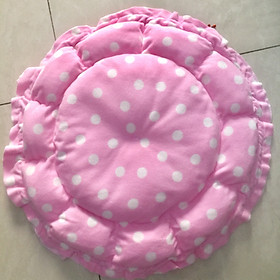 Ổ nệm dạng bí đa màu có dây rút siêu tiện lợi cho chó mèo cực dễ thương với các họa tiết chấm bi và hoa văn (Giao màu ngẫu nhiên)