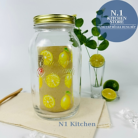 Mua Hũ thủy tinh nắp vặn 1500ml Quattro Invetro Ý - Hàng Chính Hãng