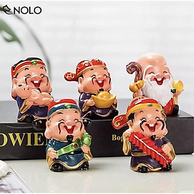 Mua Bộ 5 Tượng Ngũ Phúc Thần Tài Trang Trí Bàn Làm Việc Taplo Trên Xe Hơi  Trên Bàn Lễ Tân  Chất Liệu Thạch Cao Tráng Bột Đá