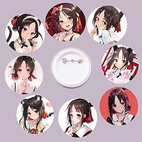 Set 3 huy hiệu Kaguya-sama: Love Is War - Kaguya Shinomiya
