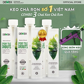 Mua Combo 3 Chai Keo Chà Ron 2 Thành Phần - Keo Chít Mạch Chống Thấm  Không Chứa Chất Gây Ung Thư