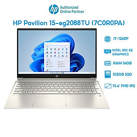 Laptop HP Pavilion 15-eg2088TU 7C0R0PA (i7-1260P | 16GB | 512GB | Intel Iris Xe Graphics | 15.6' FHD | Win 11) Hàng chính hãng