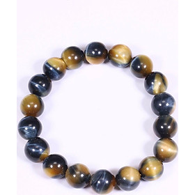Vòng tay nam đá thạch anh mắt ưng 10mm mệnh thủy, mộc - Ngọc Quý Gemstones