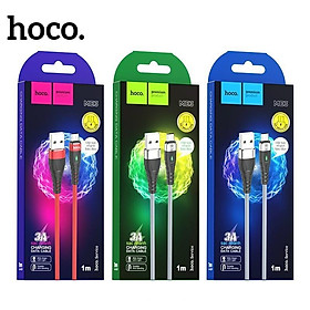 Mua Cáp Sạc Nhanh Hoco Me3 3A Cổng Micro Có Đèn Led - Hàng Chính Hãng