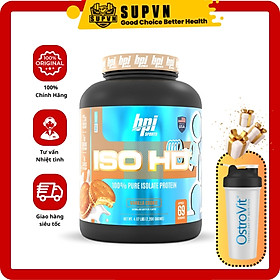 Sữa Tăng Cơ ISO HD BPI SPORTS 5lbs - 100% Whey Protein Isolate Tinh Khiết (Không Lactose)[BAO BÌ MỚI, CHÍNH HÃNG