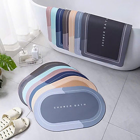 Mua Thảm lau chân thấm hút chống trượt  thảm chùi chân silicon hút nước cửa nhà tắm  thảm lót nhà bếp