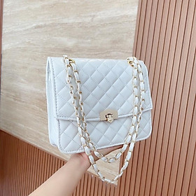 Túi đeo chéo nữ thời trang size to thêu ô giá rẻ mẫu HOT sang trọng dễ phối đồ HT135