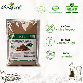 Bột ngũ vị hương Unispice túi 400g- Gia vị tự nhiên/ tẩm ướp thịt nướng, hầm, làm bánh