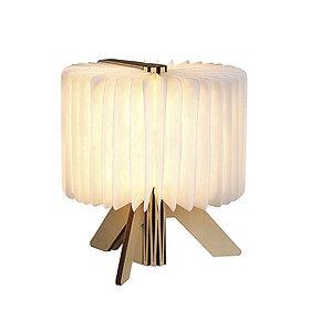 Tomshine R Shaped Folding Book Light LED Table Lamp Dimmable 16 Changing Colors & Timer Function USB Rechargeable
