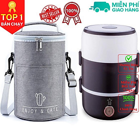 Mua hộp cơm giữ nhiệt cắm điện 3 tầng  chất liệu inox 304 an toàn - Chính hãng DoDoDios