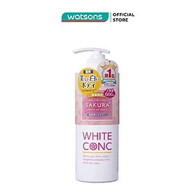 Sữa Tắm Trắng Da White ConC Body Shampoo CII Sakura 600ml