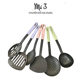 Mua Bộ vá sạn nấu ăn chống dính chịu nhiệt - Bộ dụng cụ nấu ăn 6 món dùng cho chảo chống dính