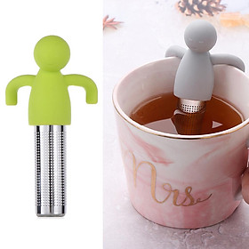 Tea Infuser, Fine Mesh Tea Cup Filter Silicone Handle Stainless Steel Tea Strainer Loose Tea Steeper for Loose Leaf Tea or Herbal Tea