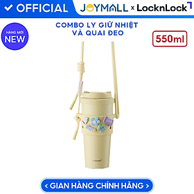 Combo Ly Giữ Nhiệt LHC3249S01và Quai Đeo Silicone TLL076 LocknLock, Hàng Chính Hãng - JoyMall