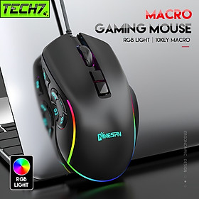 Chuột LED RGB 7200 DPI Gaming Esport Mouse Macro X9 cho máy tính laptop hàng nhập khẩu