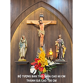 Mua Bộ Tượng Bàn Thờ Chúa Beconi cao 60 cm - B001