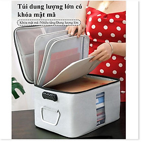 Túi đựng 5 tầng mã khoá Document Home Safe - Gia Dụng SG