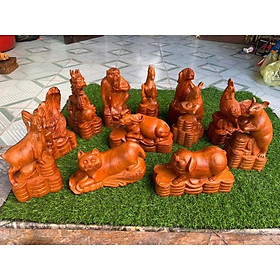 Mua Bộ tượng gỗ 12 con giáp