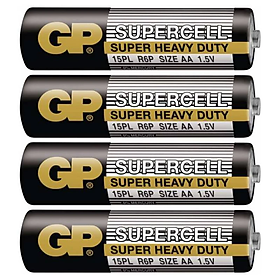 Pin Tiểu Grey Pneumatic - GP Supercell Super Heavy Duty 1.5V - Hàng Chính Hãng