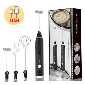 Không Dây Sữa Frothers Điện Cầm Tay Với USB Điện Mini Cà Phê Đánh Trộn Cho Cà Phê Cappuccino Kem - one