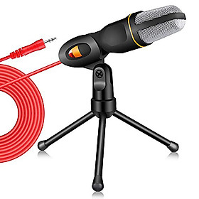 Micro ngưng tụ chuyên nghiệp cho máy tính xách tay Skype Hát bài phát biểu Cuộc họp máy tính để bàn Micrô 3,5mm
