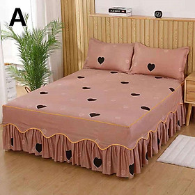 3 Chiếc Giường Trên Giường Với Vỏ Gối Chống Bụi Chống Trượt Trải Giường Giường Nhà Trải Giường Dùng Cho Giường Đôi Tờ - 150x200cm