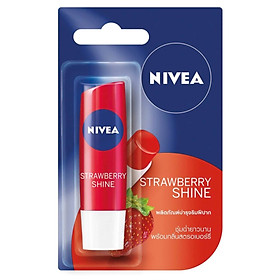 (B2B)Son Dưỡng NIVEA Strawberry Shine Sắc Đỏ Dâu Tây (4.8 g) - 85083