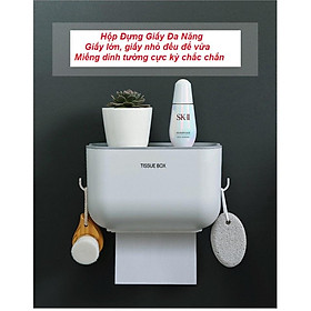 Mua Hộp Giấy Đa Năng Dán Tường Chống Nước  Hộp Đựng Giấy Rút Đáy Treo Tường Không Cần Khoan Vít