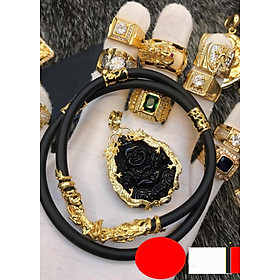 Dây chuyền nam mặt Phật Di Lặc mạ Vàng 24k MD47