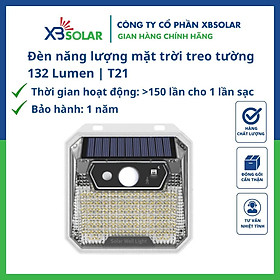 Đèn năng lượng mặt trời treo trường 132 Lumen T21 cảm biến tia hồng ngoại