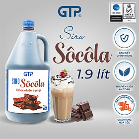 Hình ảnh Siro Chocolate GTP - Chuyên dùng pha chế: Trà sữa, Trà trái cây, Cocktail, Mocktail…
