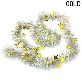 Mua Dây kim tuyến đính ngôi sao  dây óng ánh đính ngôi sao trang trí noel  trang trí giáng sinh  trang