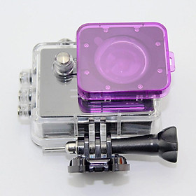 Under Water Sea Dive Len Color Filter for SJ5000 WiFi Camera Purple