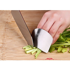 Set 2 dụng cụ bảo vệ ngón tay khi cắt thái inox  - 6x4.5cm