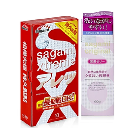 Combo Bcs Kéo Dài Thời Gian Sagami Feel Long + Gel Sagami Original Nhật Bản