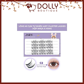 Lông Mi Giả Cụm Tự Nhiên Jary Cluster Lashes Hộp Nhựa 5 hàng - C2