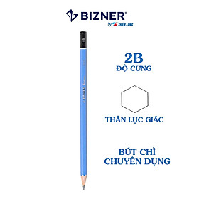 Hộp 10 cây Bút chì gỗ cao cấp Bizner BIZ-P02 - Độ cứng 2B