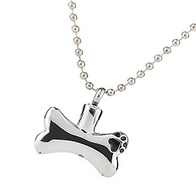 Stainless Steel Urn Pendant Cremation Jewelry Ash Keepsake Memorial for Pets
