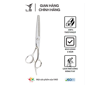 Kéo tỉa tóc LS rơi 8-10% quai offset vênh đỡ ngón cố định T3520