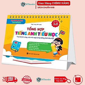 Hình ảnh Sách - Bộ Lịch Công Thức Tiếng Anh Sổ Tay Tổng Hợp Kiến Thức Dành Cho Học Sinh Tiểu Học